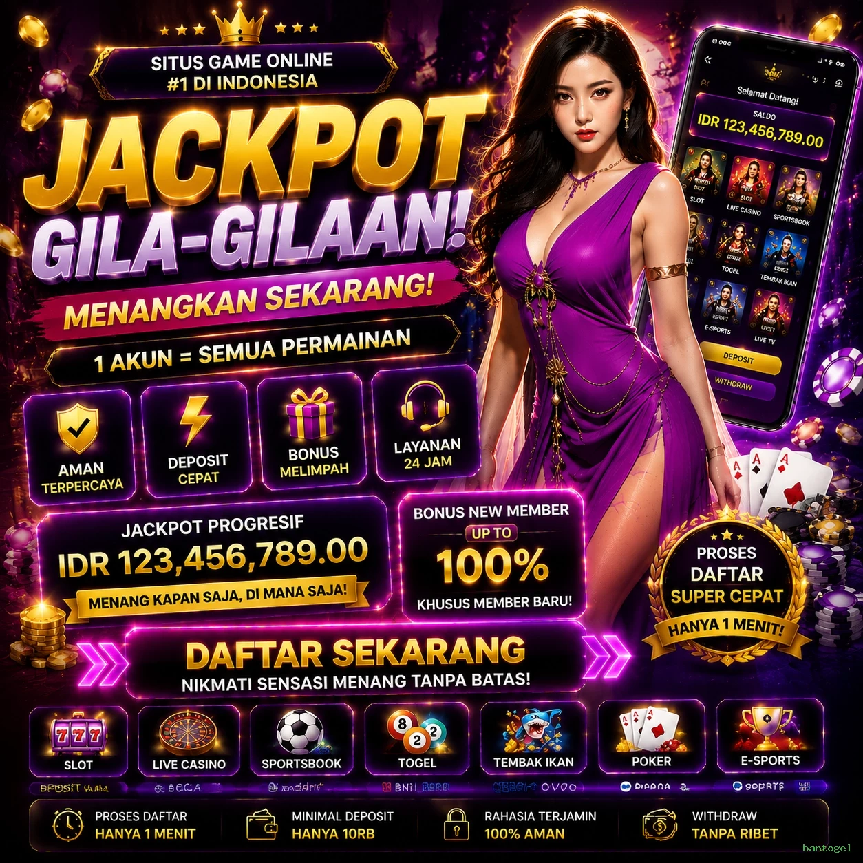 bantogel Dukungan Pelanggan